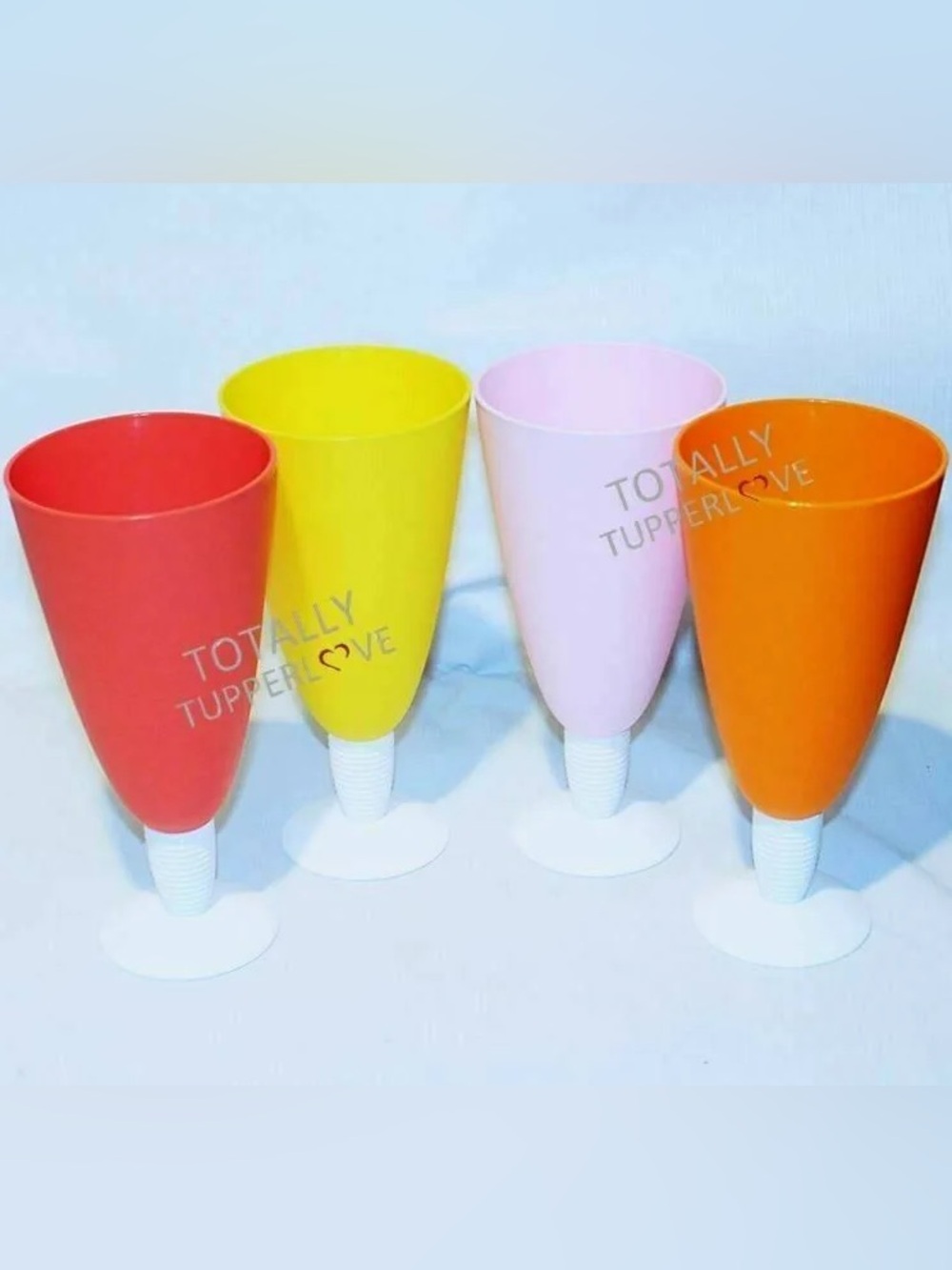 NEW | Tupperware | Impressions Parfait Dessert Cups Pastel Set of 4